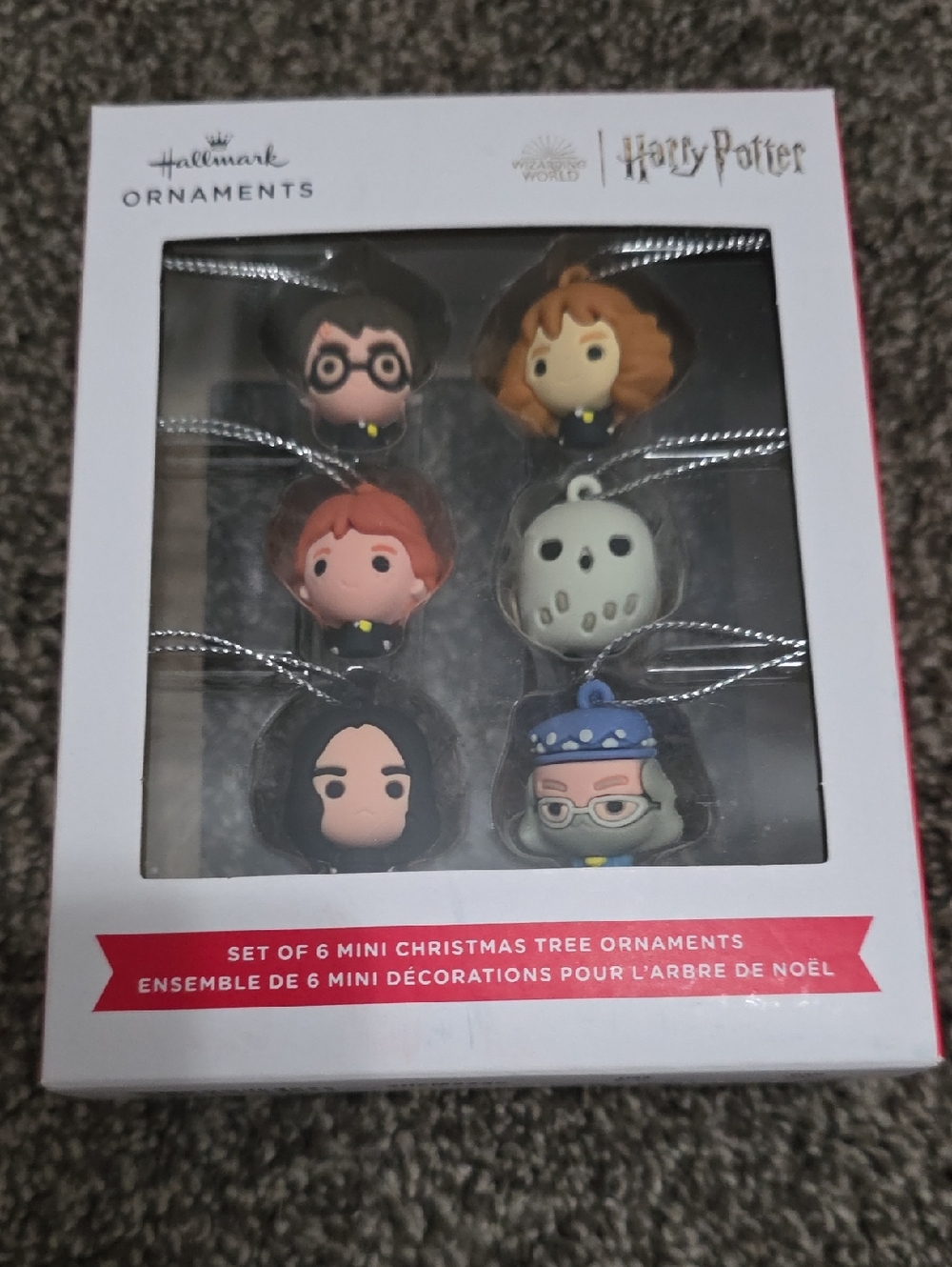 Hallmark Harry Potter Mini Character Ornament Set - New In Box